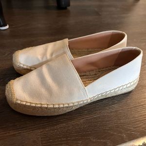 J. Crew white canvas espadrille - Size 7